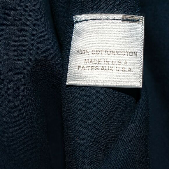 MISA Los Angeles Off Shoulder Mini Dress Blue Cotton size Medium - Picture 6 of 8